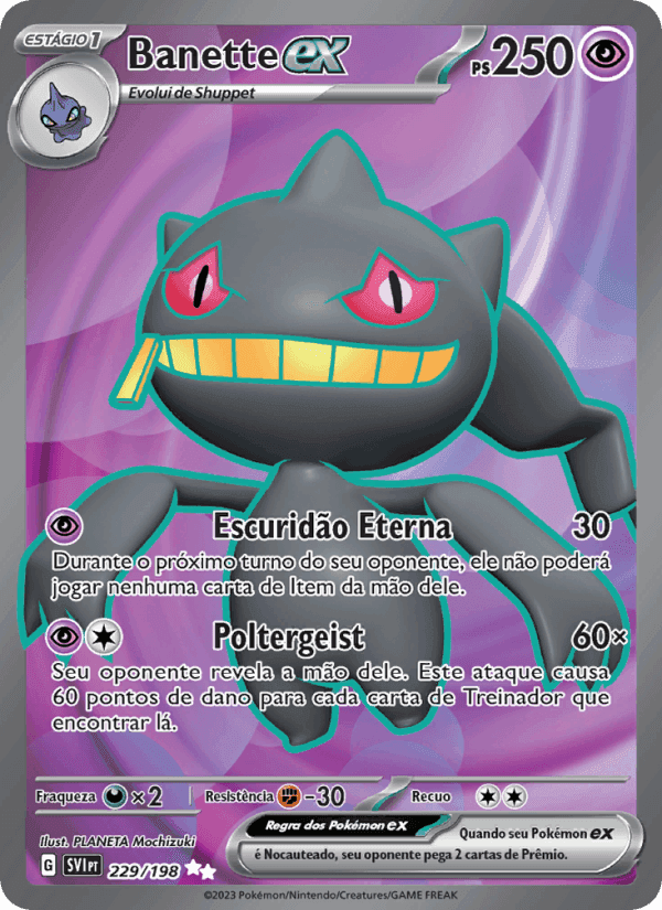 Banette ex, carta 229 di Escarlate e Violeta