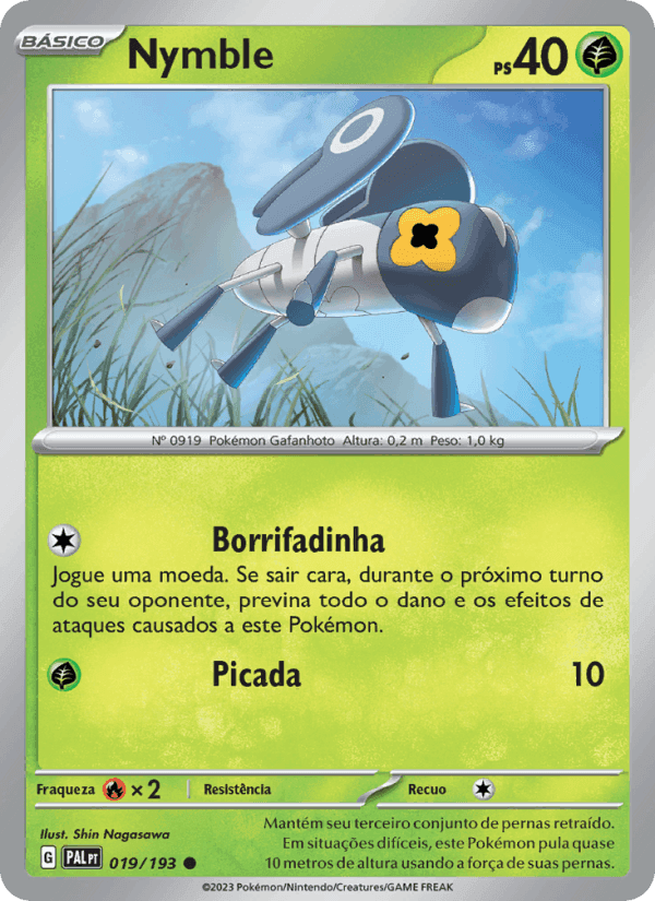 Nymble, carta 019 de Evoluções em Paldea