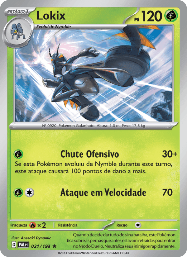 Lokix, carta 021 de Evoluções em Paldea