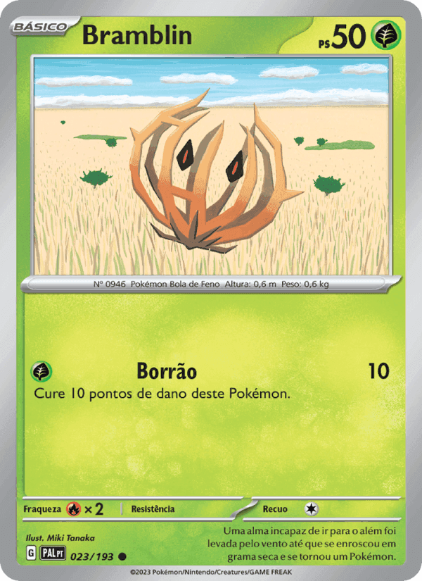 Bramblin, carta 023 de Evoluções em Paldea