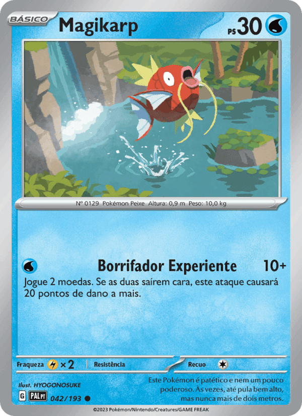 Magikarp, carta 042 de Evoluções em Paldea