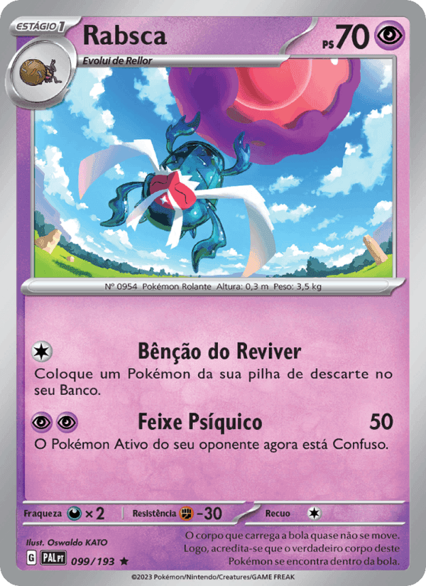 Rabsca, card 099 from Evoluções em Paldea