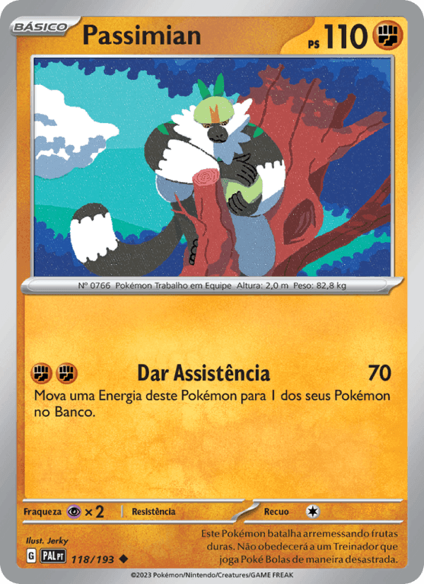 Passimian, carta 118 di Evoluções em Paldea