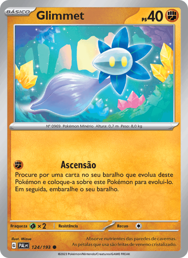 Glimmet, card 124 from Evoluções em Paldea