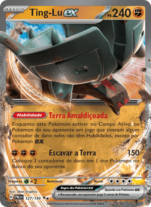 Ting-Lu ex, carta 127 de Evoluções em Paldea