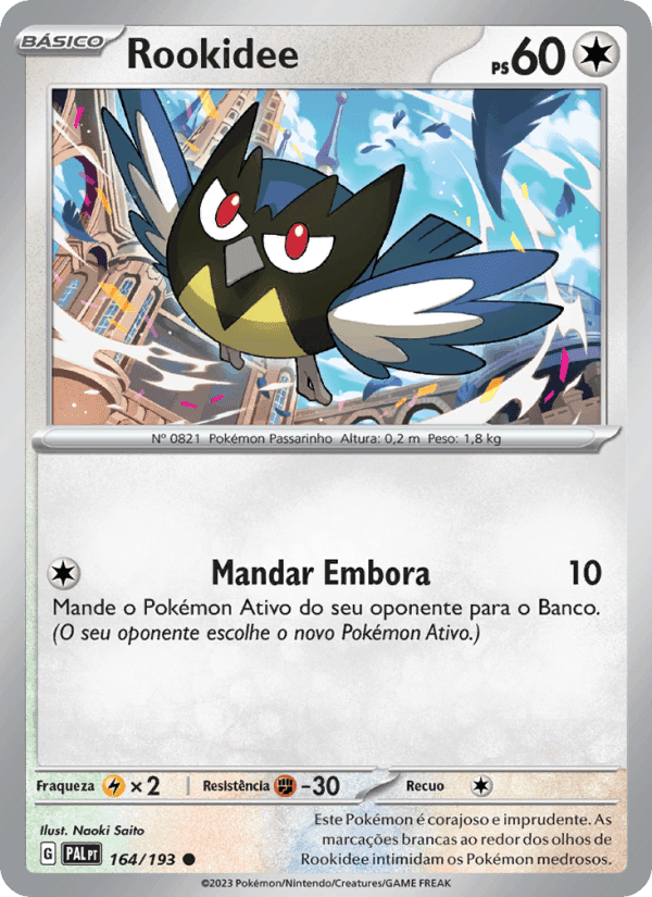 Rookidee, card 164 from Evoluções em Paldea