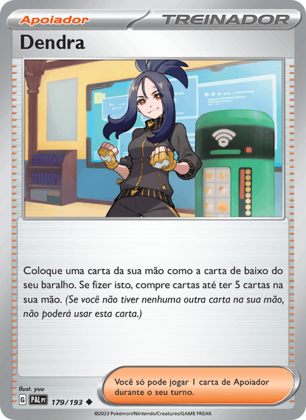 Dendra, card 179 from Evoluções em Paldea