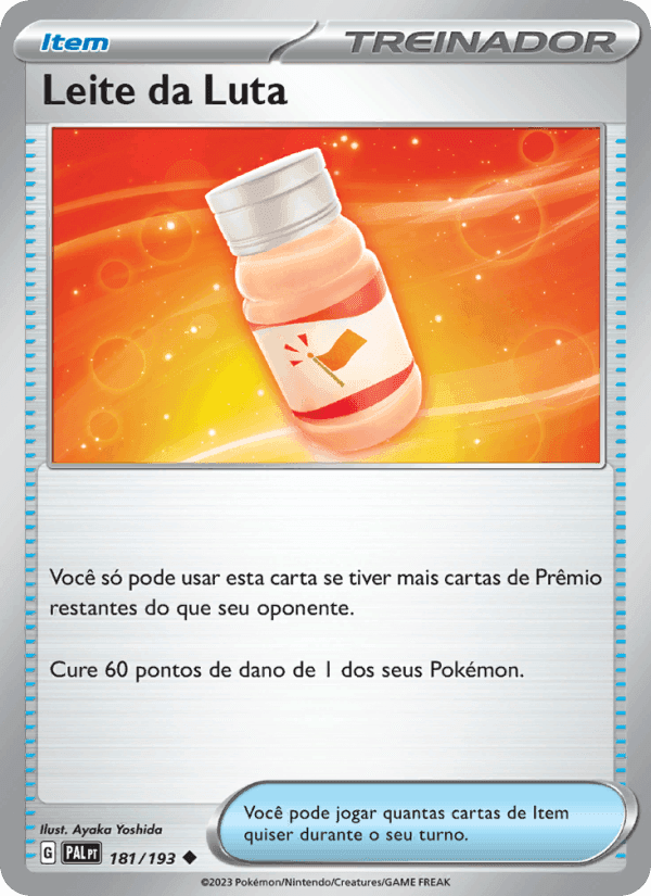 Leite da Luta, card 181 from Evoluções em Paldea