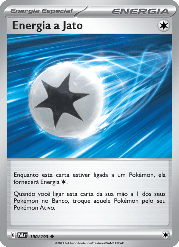 Energia a Jato, carta 190 de Evoluções em Paldea