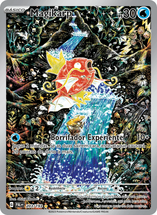 Magikarp, carte 203 de Evoluções em Paldea