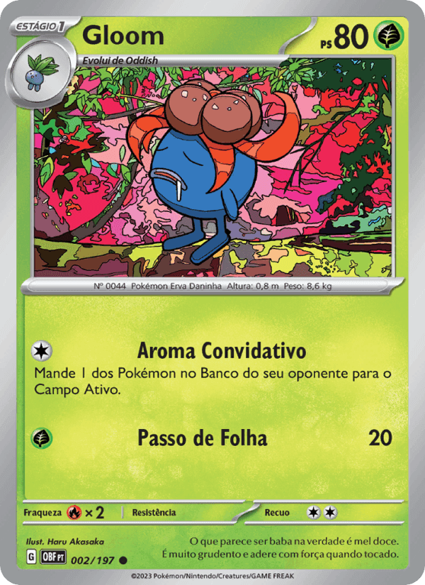 Gloom, carta 002 di Obsidiana em Chamas