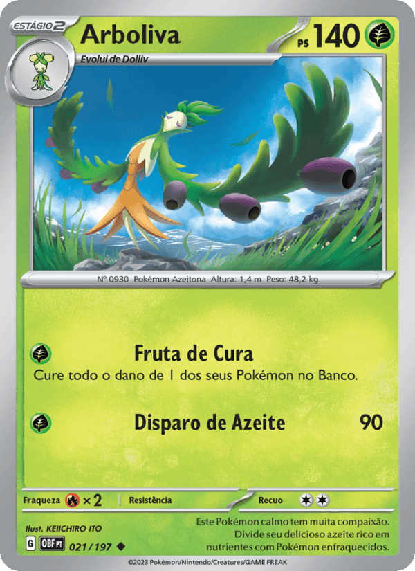 Arboliva, carta 021 di Obsidiana em Chamas