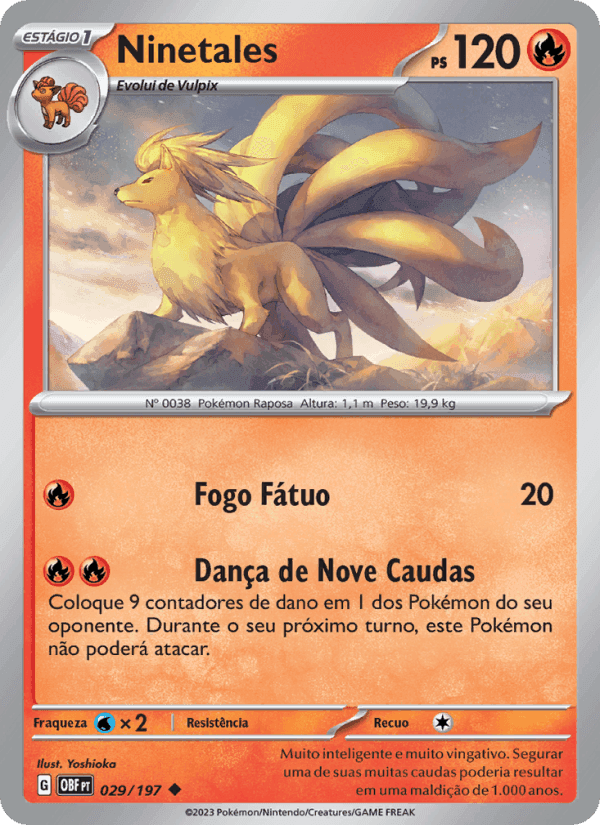 Obsidiana em Chamas の 029 番、Ninetales