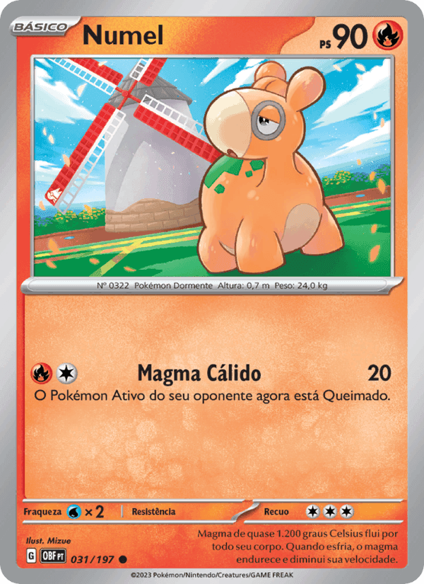 Numel, carte 031 de Obsidiana em Chamas