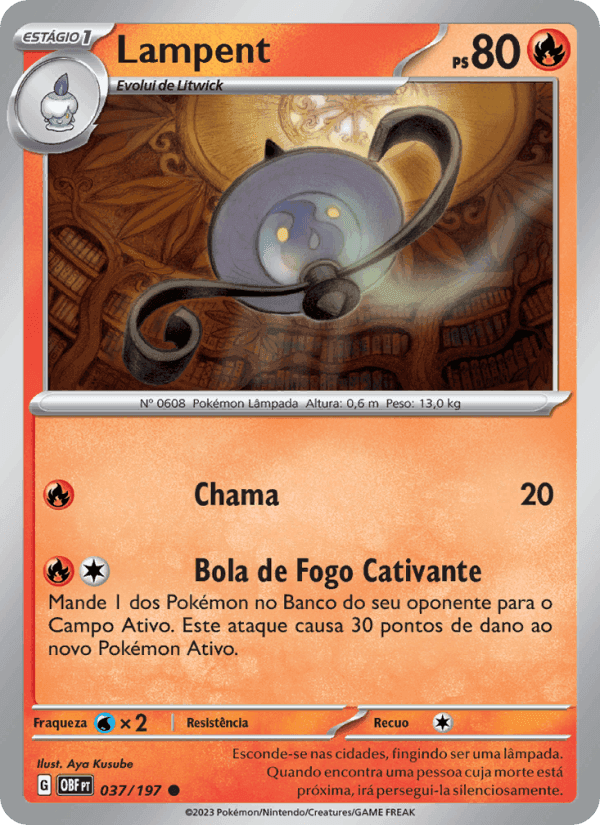 Lampent, carta 037 de Obsidiana em Chamas