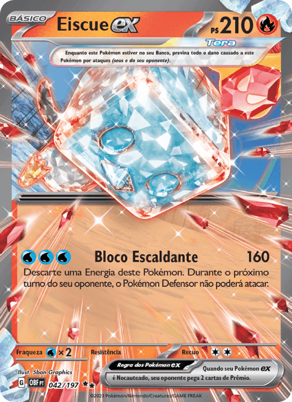 Eiscue ex, carta 042 de Obsidiana em Chamas