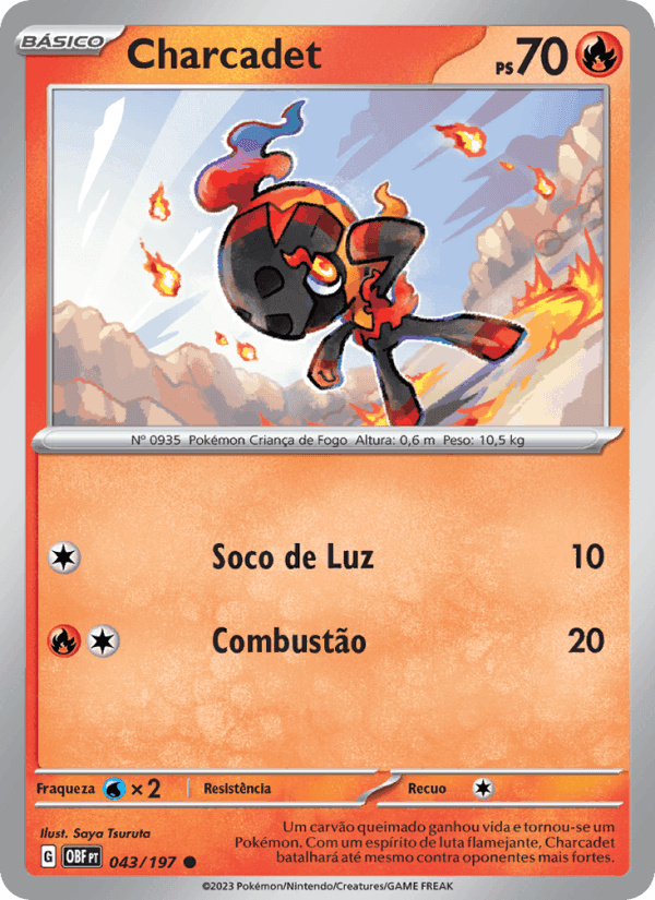 Charcadet, carta 043 di Obsidiana em Chamas