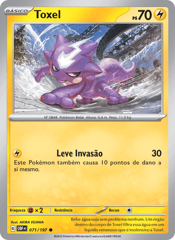 Toxel, carta 071 de Obsidiana em Chamas
