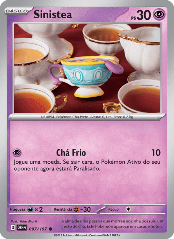 Sinistea, carta 097 de Obsidiana em Chamas