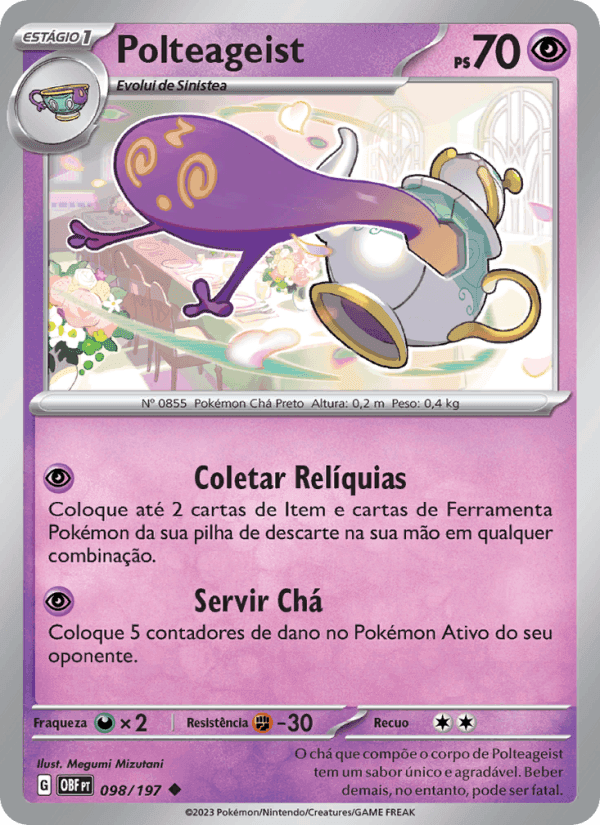 Polteageist, carta 098 de Obsidiana em Chamas
