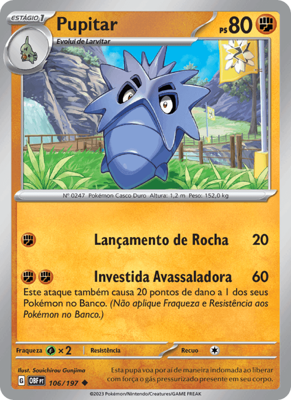 Pupitar, card 106 from Obsidiana em Chamas