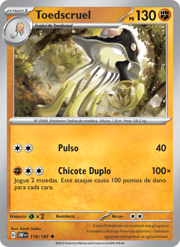Toedscruel, carta 119 de Obsidiana em Chamas