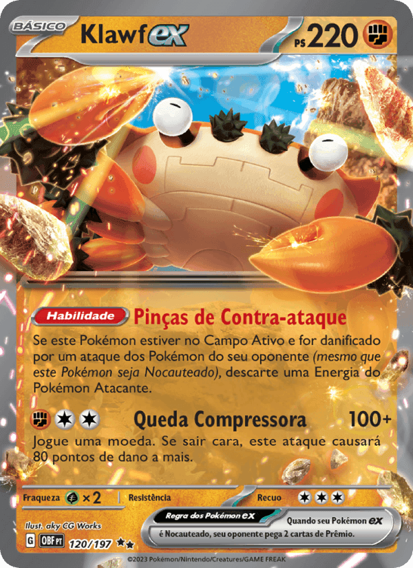 Klawf ex, carta 120 de Obsidiana em Chamas