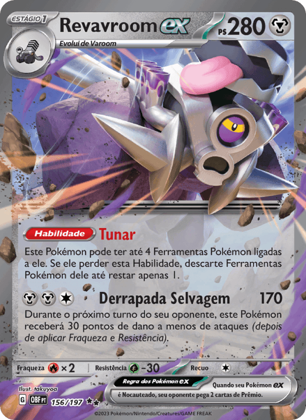 Revavroom ex, carta 156 de Obsidiana em Chamas