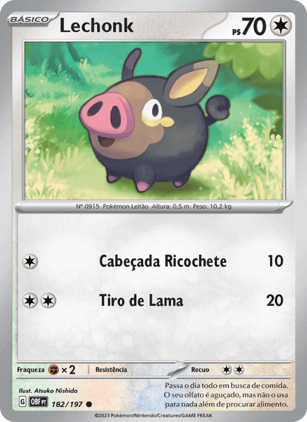 Obsidiana em Chamas の 182 番、Lechonk