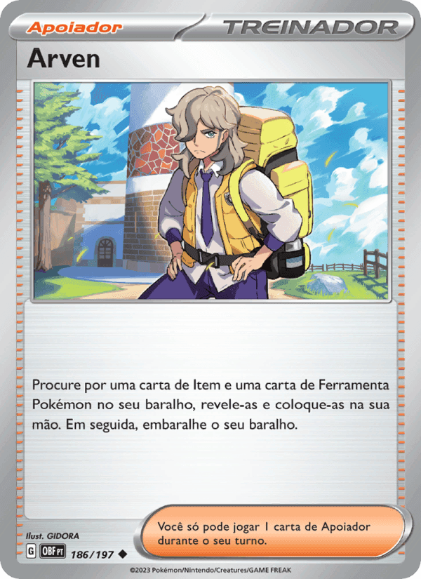 Arven, carta 186 de Obsidiana em Chamas