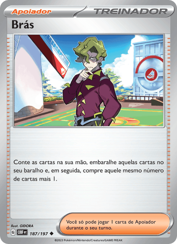 Brás, carta 187 de Obsidiana em Chamas