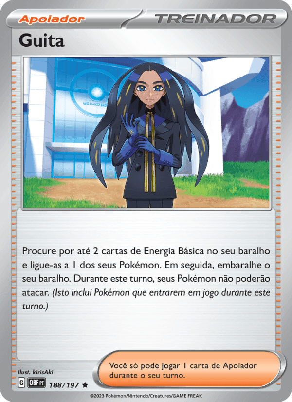 Guita, carta 188 de Obsidiana em Chamas