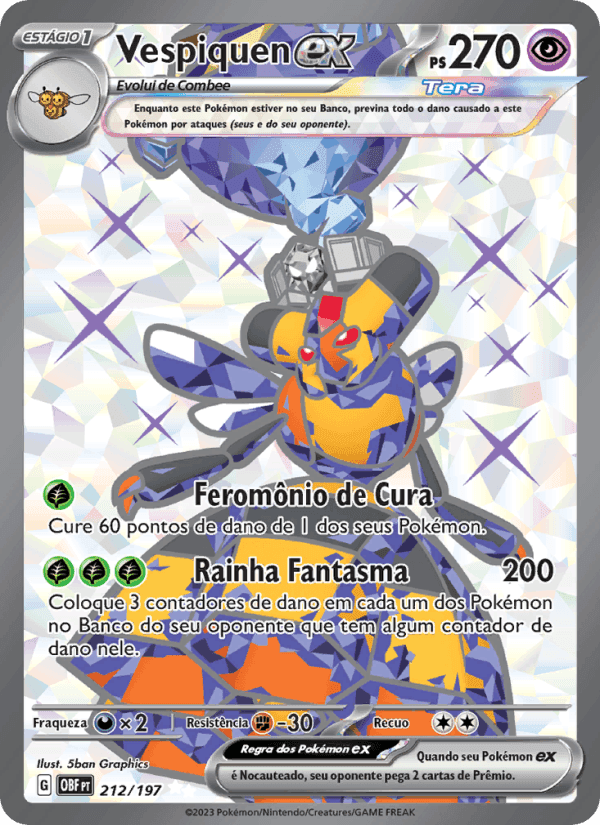 Vespiquen ex, carta 212 di Obsidiana em Chamas