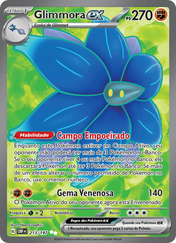 Glimmora ex, carta 213 de Obsidiana em Chamas