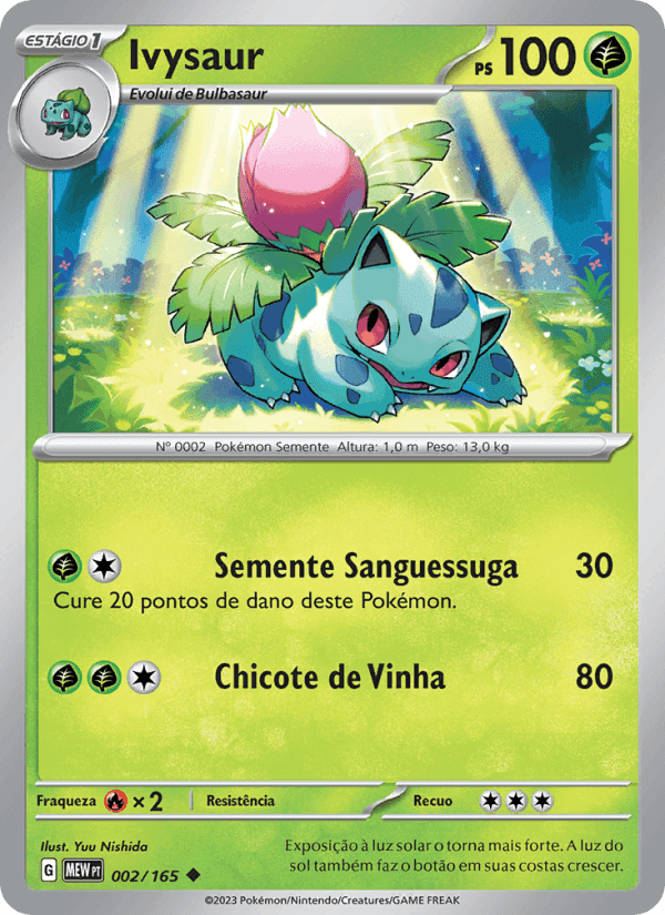 Ivysaur, carte 002 de 151