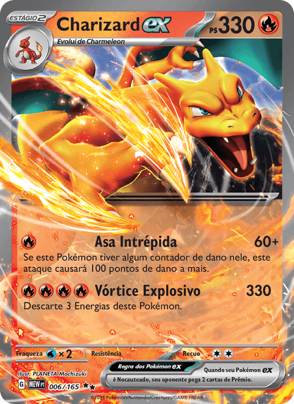 Charizard ex, carta 006 de 151