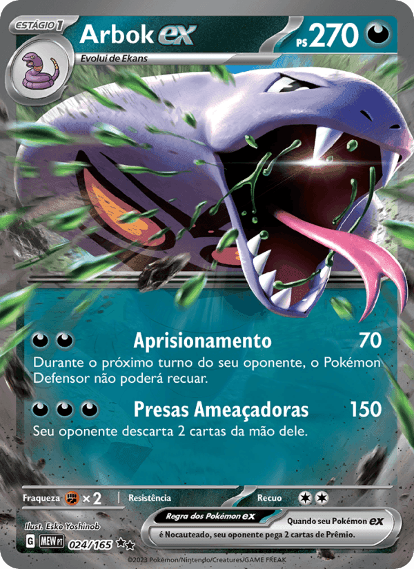 Arbok ex, carta 024 de 151