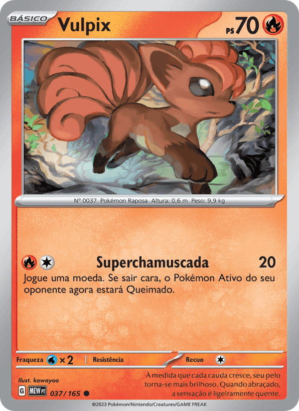 Vulpix, carte 037 de 151