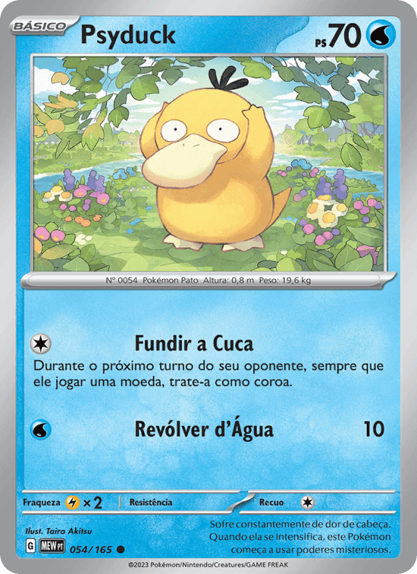 Psyduck, carte 054 de 151