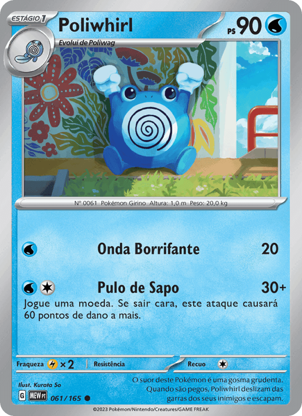Poliwhirl, carta 061 de 151
