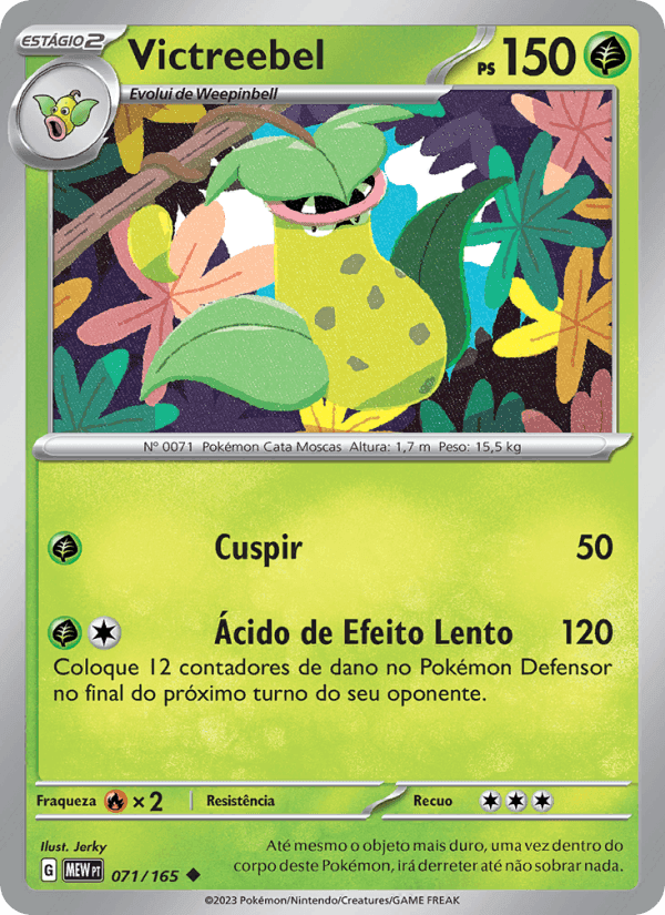 Victreebel, card 071 from 151