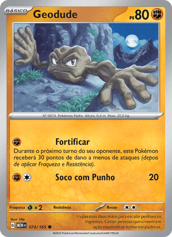 Geodude, carta 074 de 151