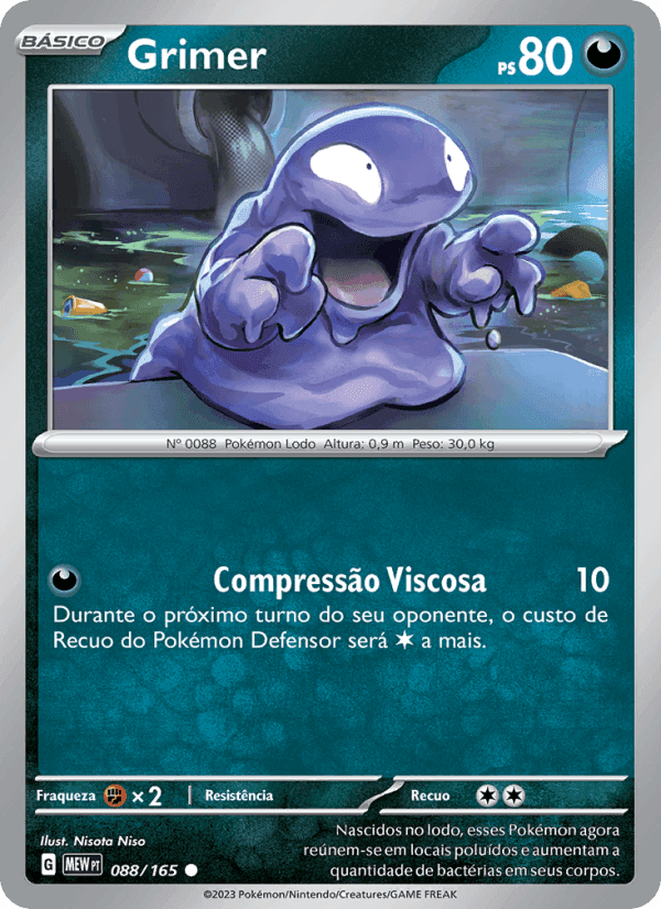 Grimer, card 088 from 151