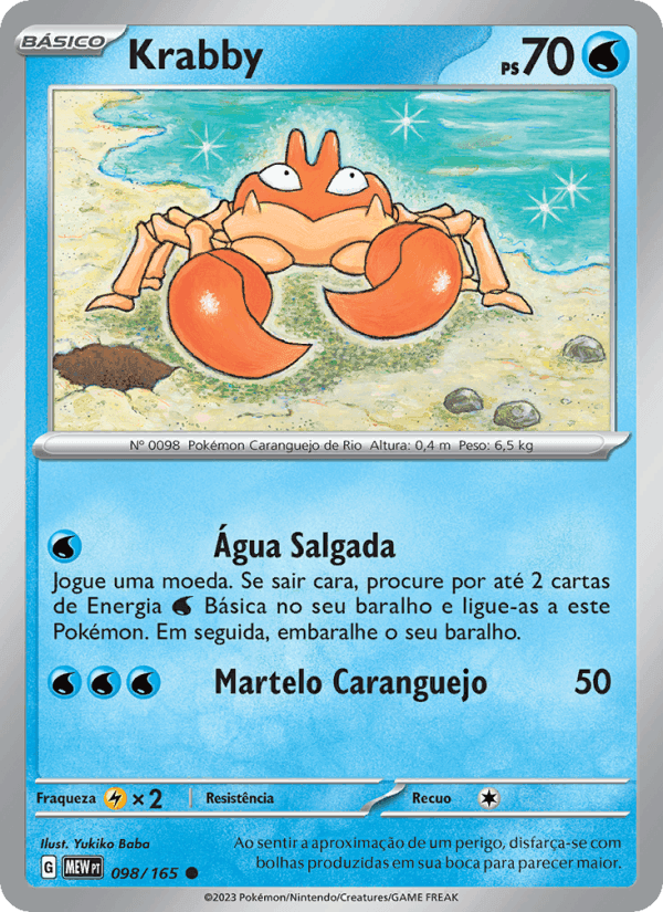 Krabby, carta 098 de 151