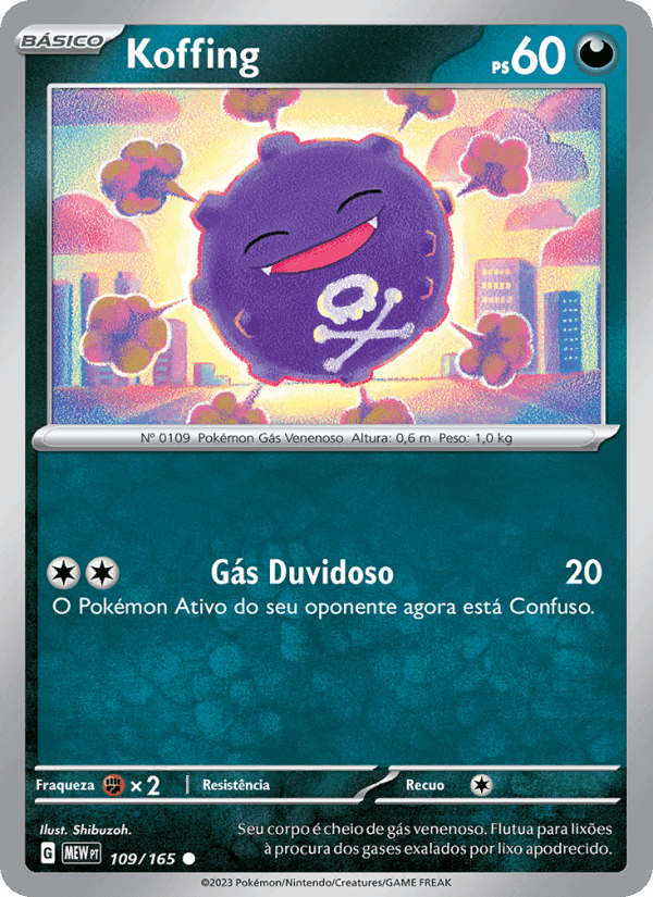 Koffing, card 109 from 151