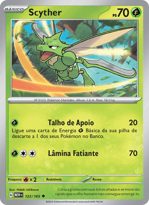 Scyther, carta 123 de 151