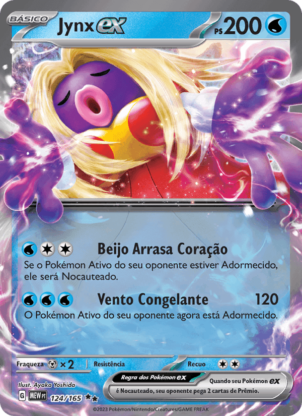 Jynx ex, card 124 from 151