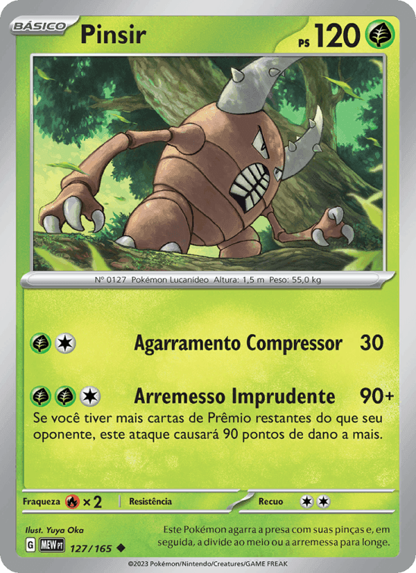 151 の 127 番、Pinsir