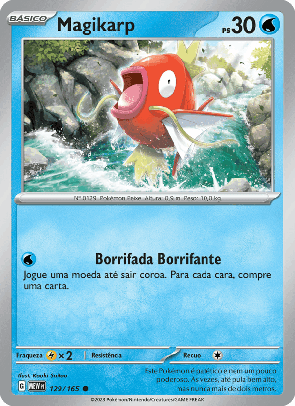 Magikarp, card 129 from 151