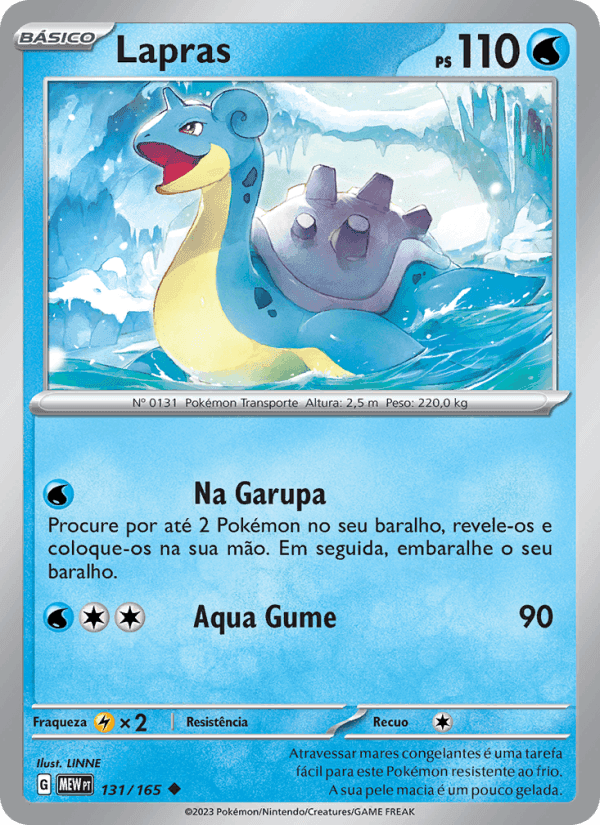 Lapras, carta 131 di 151